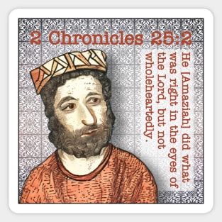2 Chronicles 25:2 Sticker